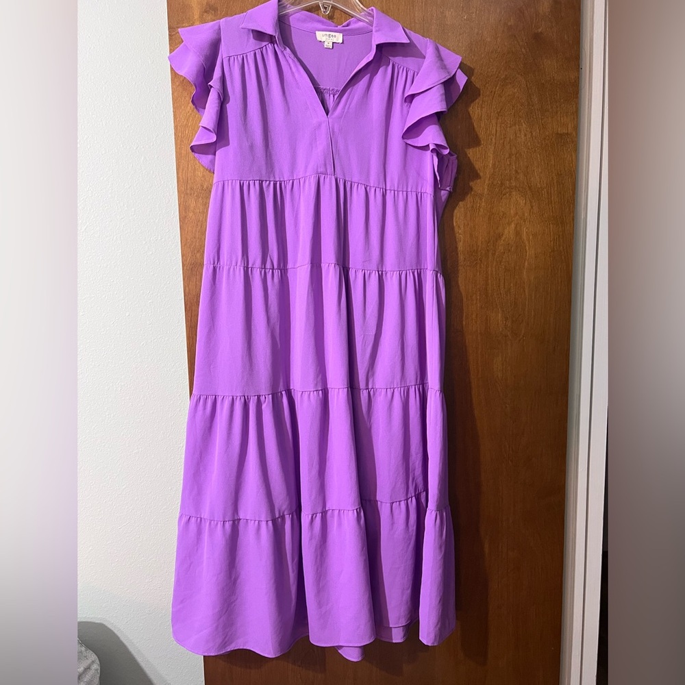 Umgee tier ruffled dress